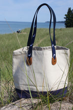 Load image into Gallery viewer, Medium Canvas Tote with State of Michigan Handles