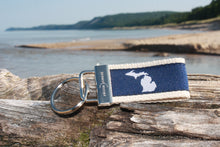 Load image into Gallery viewer, State of Michigan Key Chain